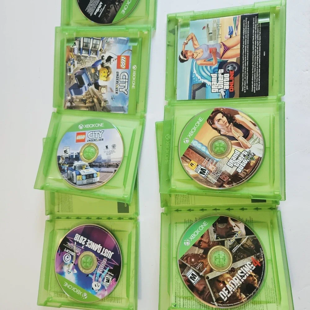Xbox One Games Lot Of 5 Lego Undercover, GTA 5, COD, Dead Rising, Just Dance 18
